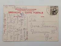 Vintage Jægerspris Hotel Black and White Topographical Postcard
