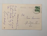 Vintage Danish Glædelig Jul Christmas Postcard with Pine and Berries