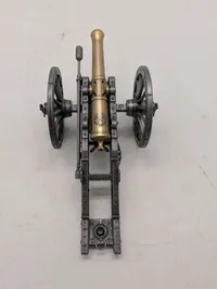 Napoleonsk modelkanon i messing og metal