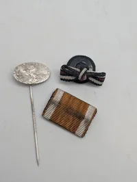 DLRG Leistungsschein sølvnål og tyske militære ordensbånd WW2