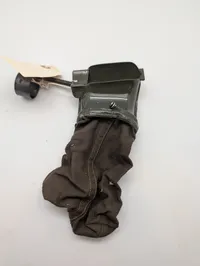 Militær Messingfanger til Maskinpistol Svensk WW2 med Lærredspose
