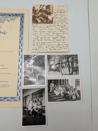 Lotta Svärd Samling med Gyllene Ord Diplom, Emaljenål og Fotografier
