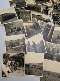Samling af originale Tysk  sort-hvide fotografier fra 2. verdenskrig