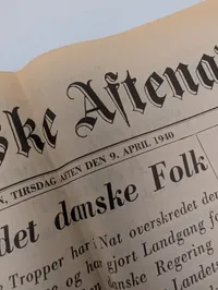 Berlingske Aftenavis Newspaper, April 9, 1940 Edition