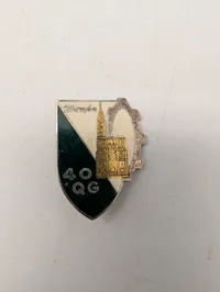 Fransk militæremblem, 1. Armé 40. QG med Strasbourg Katedral