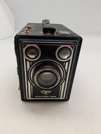 Agfa Synchro Box kamera med Portraitlinse