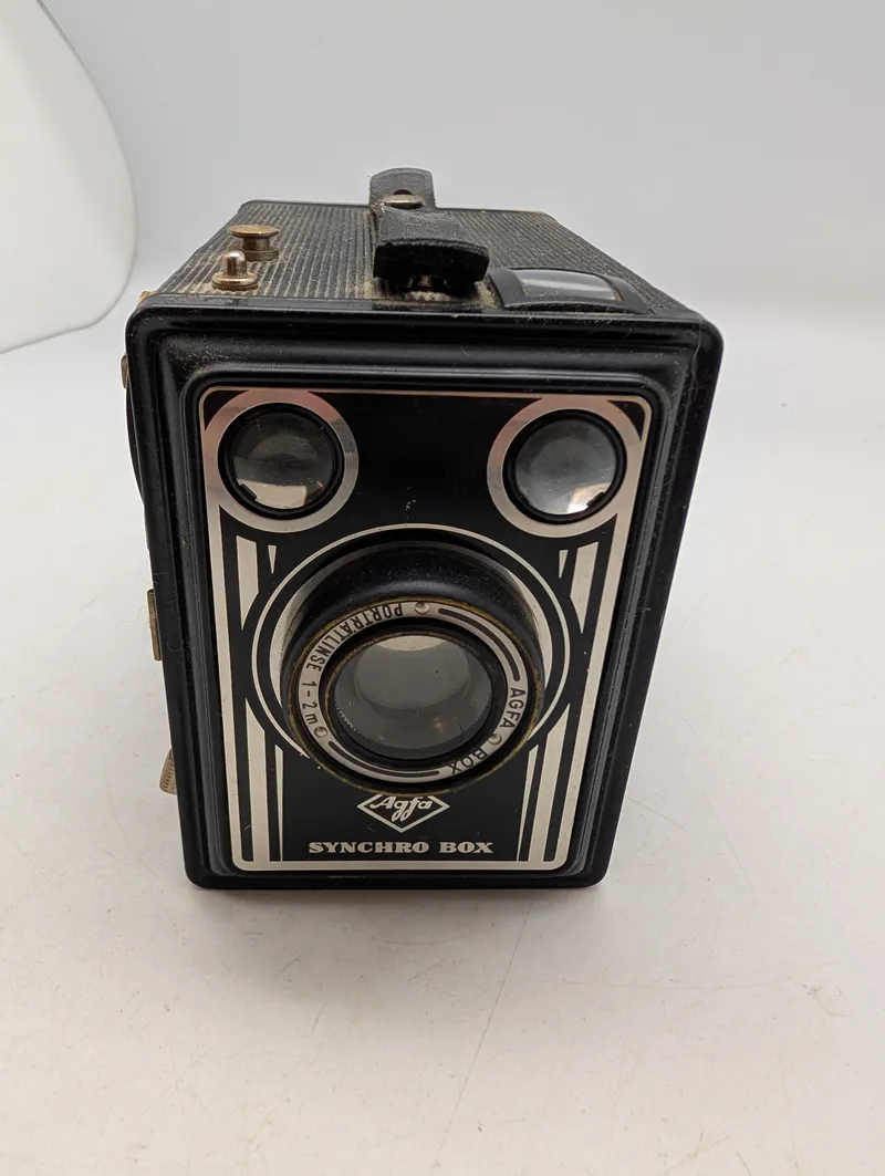 Agfa Synchro Box kamera med Portraitlinse