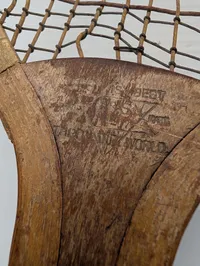 Antik G.B.S. Træ-tennisketcher med Stjerne-logo