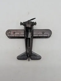 Vintage Die-Cast Biplan Blyantspidser i Kobberfinish