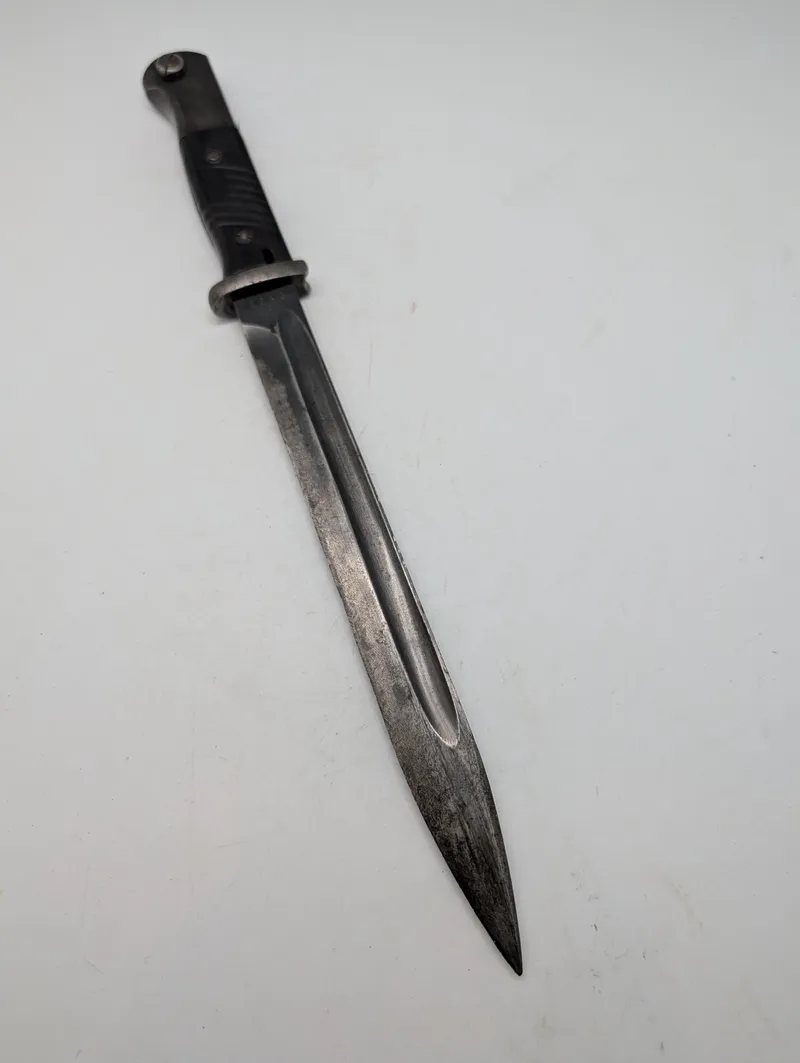 WWII German K98 Bayonet with ddl Maker Mark