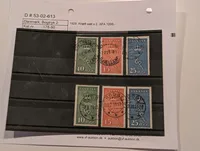Danmark 1929 Kræftsagen komplet sæt x 2 (AFA 178-180)