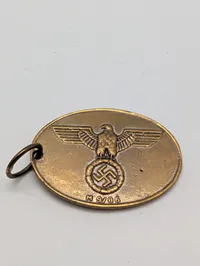 WWII German Gestapo Warrant Disc Replica