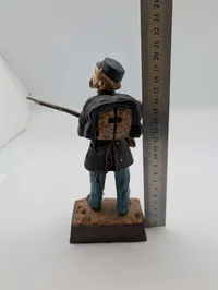 Vintage Terracotta Military Figurine - 1864 Danish Soldier