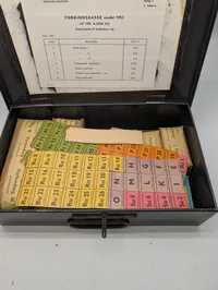 Civilforsvarsstyrelsen Forbindskasse model 1953