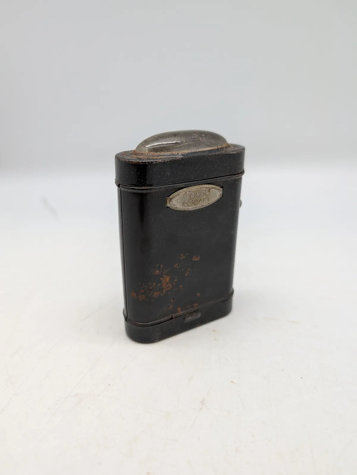 Daimon Contact lommelygte i sort metalhus Tysk WW2
