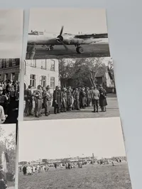 Samling af 15 historiske sort-hvide fotografier fra besættelsestiden i Danmark, optryk