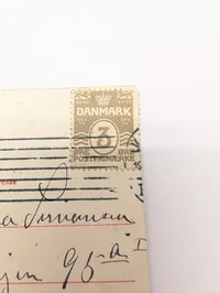 Vintage Danish Postcard, Ved Kirsten Pils Kilde, Dyrehaven
