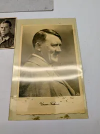 Tysk militærhistorisk samling med breve og portrætfotos fra 1940'erne
