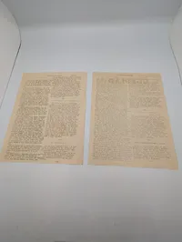 To udgaver af Sydvestsjællands Ugeblad fra marts og april 1945