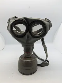 Tysk Gasmaske Model GM30 med Filter, dateret 1938, mint stand 