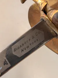 Amerikansk Model 1860 Officer's Sabel med Skede