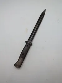 Tysk Mauser K98 Bajonet med Træskæfte