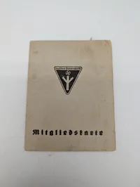 Tysk Deutsches Frauenwerk Medlemskort (Mitgliedskarte) fra 1937