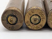 Fem tyske 7,92x57mm Mauser deaktiveret  på laderamme