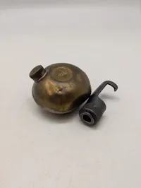Russisk Mosin-Nagant messing oliekande og mundingsbeskytter med taske