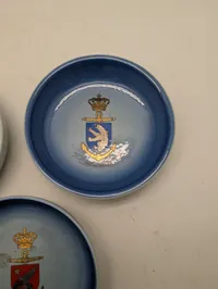Søholm Keramik, tre små fade med motiver af danske flådefartøjer