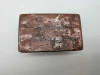 Tysk Reichsbahn Verbandpäckchen førstehjælpsæske i metal