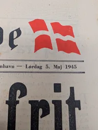 Nationaltidende Avis, 5. Maj 1945 - Danmark Atter Frit