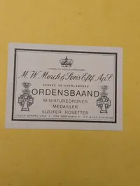 M.W. Mørch & Søn's Eftf. ApS, Ordensspænde Designforslag