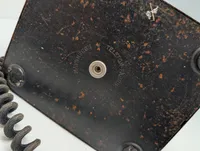 Antik Mickey Mouse Drejeskivetelefon i Sort Metal