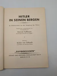 Hitler in seinen Bergen Photo Book by Heinrich Hoffmann