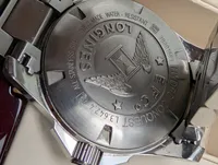 Longines HydroConquest Herrearmbåndsur med Sort Urskive