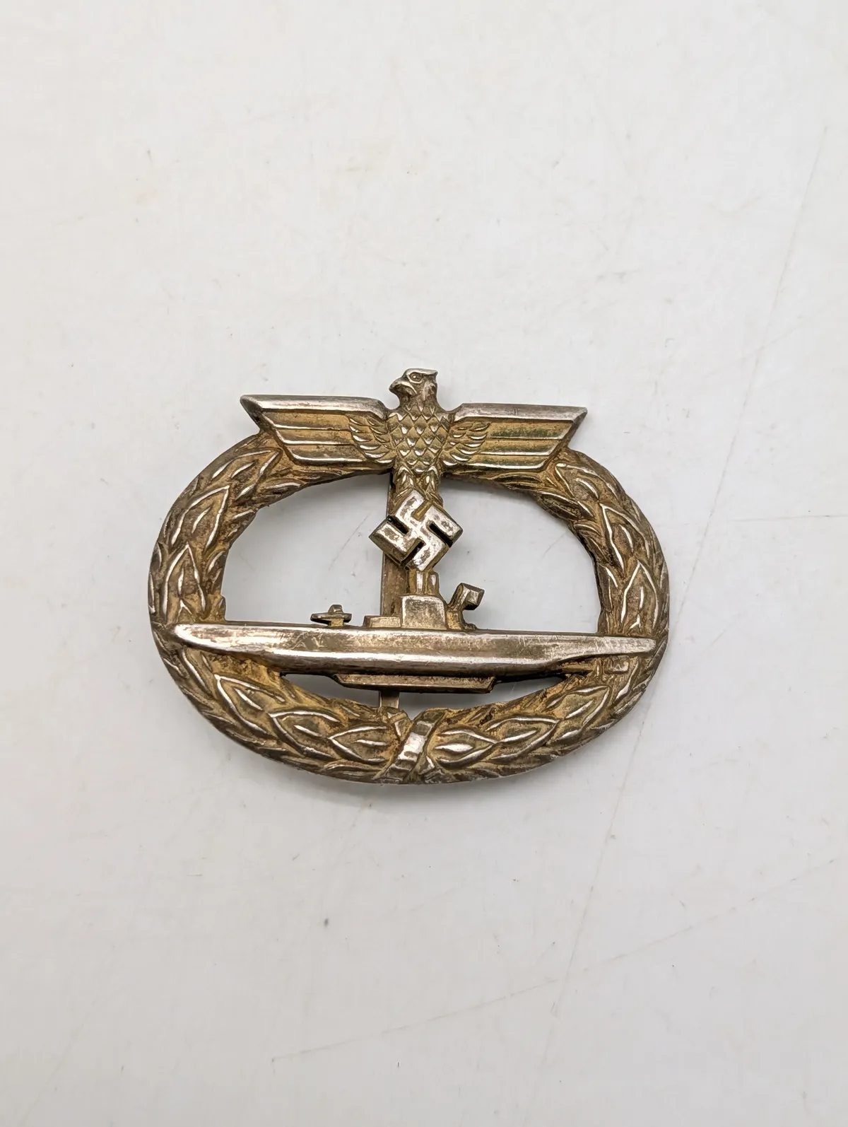 Tysk U-bådskrigsmærke (U-Boots-Kriegsabzeichen) fra 2. Verdenskrig