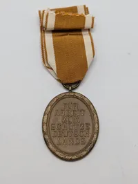 Tysk Westwall-medalje (Deutsches Schutzwall-Ehrenzeichen) med bånd