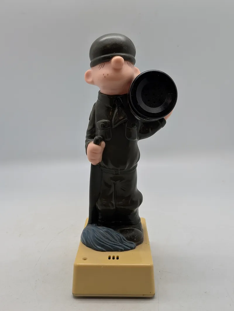 Vintage Beetle Bailey 'Sjov' Figurine Telefon