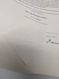 Finsk Lotta Svärd samling med diplomer, medalje og publikationer