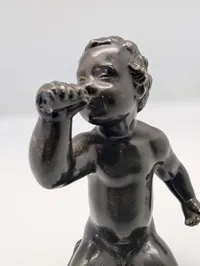 Just Andersen Disko Metal Figur, Drikkende Barn D2170