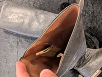 Tyske WW2 Officers støvler med  fastmonterede sporer