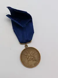 Finsk Hvide Roses Orden, Fortjenstmedalje i Bronze med Original Etui