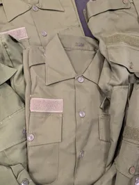 Militærgrøn uniformsskjorte Danske model 84 