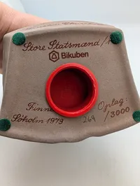 Søholm Keramik Winston Churchill Sparebøsse for Bikuben, 1979