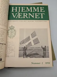 Hjemmeværnet Tidsskrift, fire indbundne årgange 1956-1959