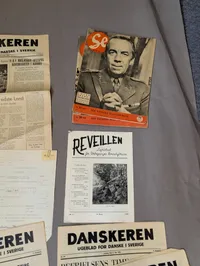 Samling af Danske Modstandsblade og Tidsskrifter fra 2. Verdenskrig