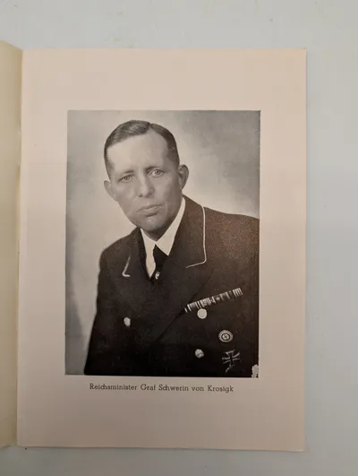Tysk krigsfinansieringstale af Graf Schwerin von Krosigk, 1941