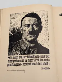 Ewiges Deutschland, tysk bog med lærredsbind