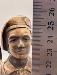 H.F. Agte L'Forge Bronze Statuette af Modstandsmand, 5. Maj 1945
